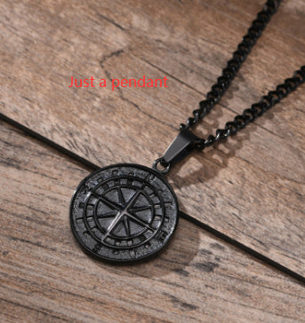 COMPASS PENDANT NECKLACE