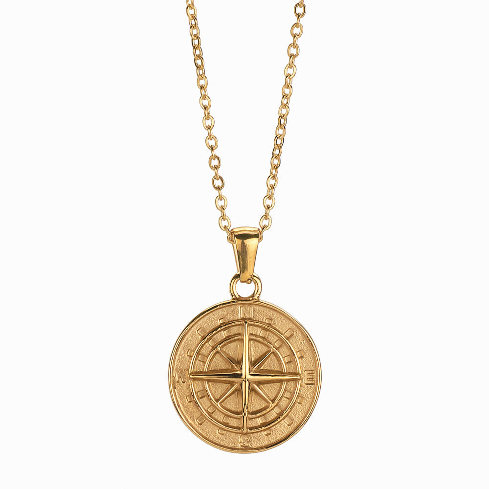 COMPASS PENDANT NECKLACE