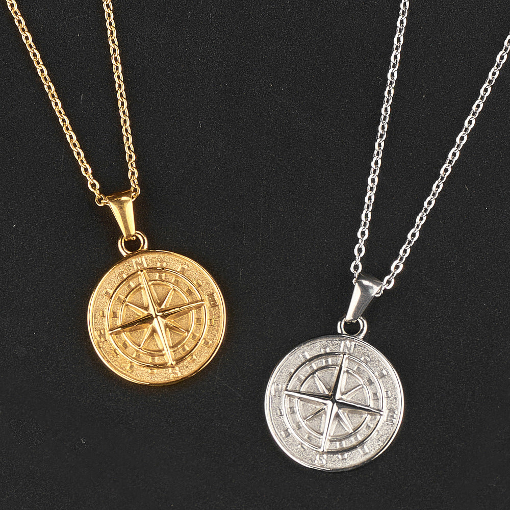 COMPASS PENDANT NECKLACE