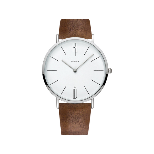 QUARTZ WATCH BROWN