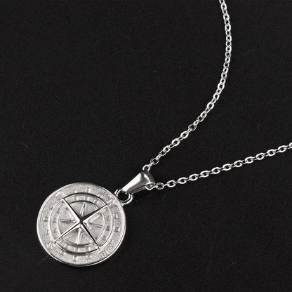 COMPASS PENDANT NECKLACE